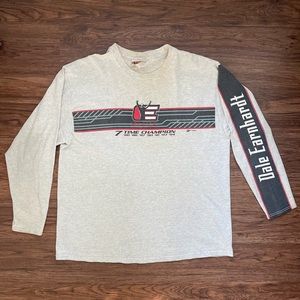 Vtg Y2K Winner’s Circle Dale Earnhardt Long Sleeve Graphic Shirt Sz XL